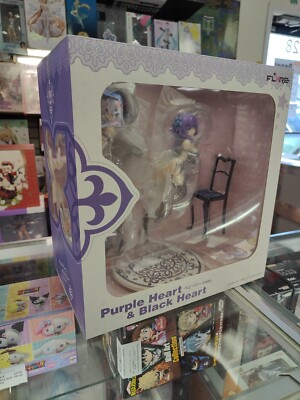 Flare Hyperdimension Neptunia Purple Heart & Black Heart Babydoll ver Figure Set