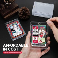 5/25/50/100 Pack Clear One Touch Magnetic Card Holder For 35PT Trading Cards