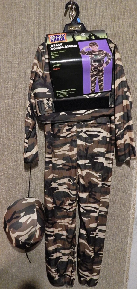 Fantasia masculina Totally Ghoul Army Commando M - Imagem 3 de 4