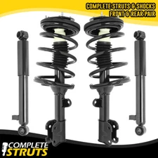 Front Complete Struts & Rear Shock Absorbers for 2007-2009 Hyundai Santa Fe