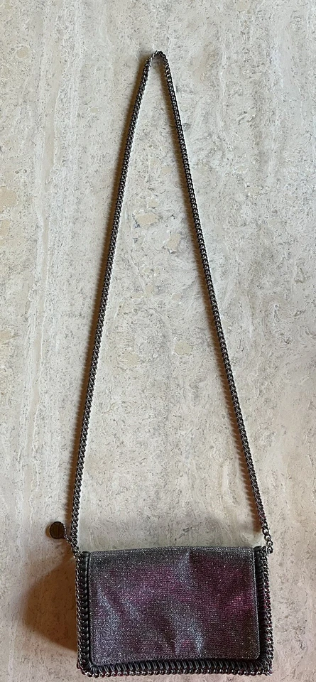 Bolso Bandolera Stella McCartney Falabella Ciervo Peludo Plateado Metálico Foto 2 de 4