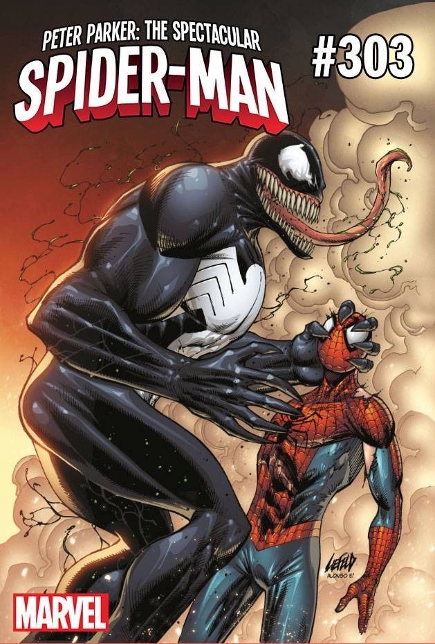 PETER PARKER SPECTACULAR SPIDERMAN 303 ROB LIEFELD VENOM