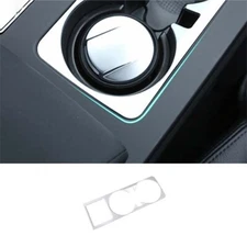 Silver Center Console Water Cup Holder Frame 2017-20 For Land Rover Discovery SE