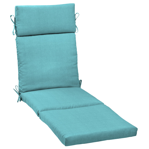 Pillow Perfect Outdoor Beige Solid Chaise Lounge Cushion