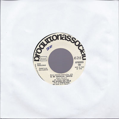E MI MANCHI TANTO # GLI ALUNNI DEL SOLE -- SAW A NEW MORNING # BEE GEES - Promo