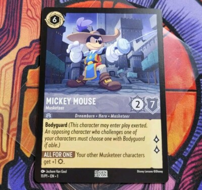 LORCANA ミッキー Musketeer GenCon プロモカード LORCANA ミッキー Musketeer GenCon プロモカード
