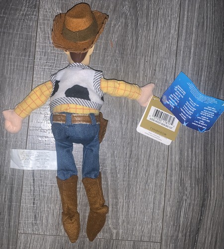 Disney Bean Bag Plush - WOODY (Toy Story 2) (11 inch) - Mint w/Tag - 第 3/4 張圖片