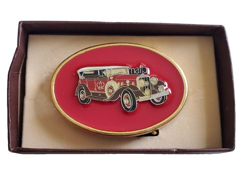 Vintage Stamped Metal Floral Belt Buckle Set 5 Pcs  display picture 1