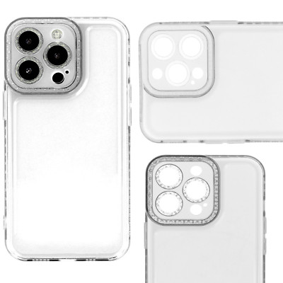 Für Apple iPhone 14 - Etui Crystal 2mm Diamond Case Glitzer HandyHülle Tasche