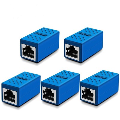 RJ45 Coupler Cat6 RJ45 Coupler Ethernet Extension Network Connectors for Cat7...