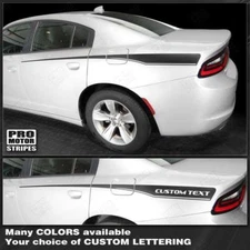 Dodge Charger 2015 2016 2017 2018 2019 Rear Quarter Side Accent Stripes Decals