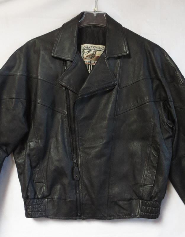 Vtg New Zealand Outback Black Leather Jacket Sz L Cooper Vtg New Zealand Outback Black Leather Jacket Sz L Cooper