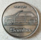 médaille 1981 - voiture TALBOT SAMBA (comme PEUGEOT 104 Z) - REIMS