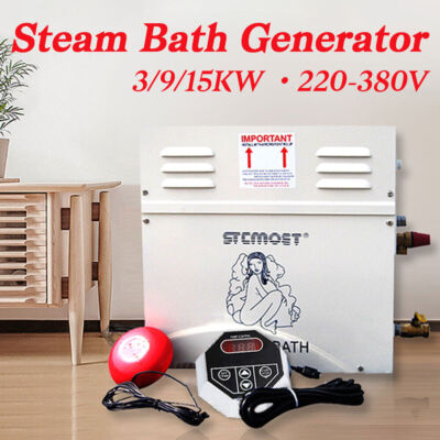 #ad 3 15KW Steam Generator Shower Sauna Bath Home Spa with Controller $368.00