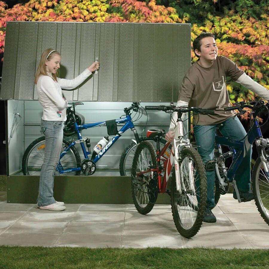 Trimetals Metal Bike Storage Box Used UK