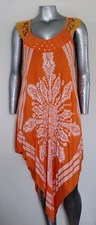 NWT Woman Step in Style Mandala print Dress Size XXL Sleeveless Studded crochet