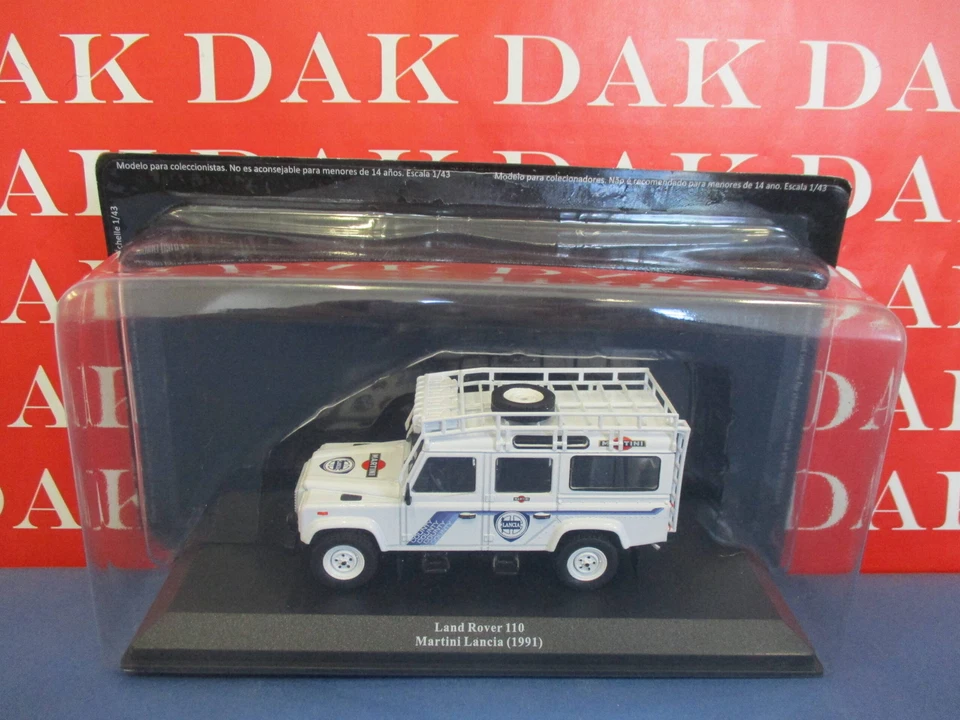 Die cast 1/43 Modellino Auto Land Rover 110 Assisenza Rally Martini Lancia 1991 - Immagine 4 di 4