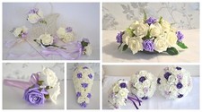 Wedding bouquet in purple and lilac. For bridesmaid, bride, wedding guest