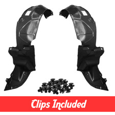 Front Left Right Fender Liner Set W Clips For 1996 1997 1998 Honda Civic