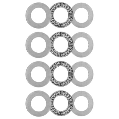 4x AXK2035 Axial-Nadellager 20x35x2mm mit AS2035 Unterlegscheiben