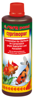 sera pond Medikament cyprinopur / omnipur A / omnisan F , 500 ml, Koi Behandlung
