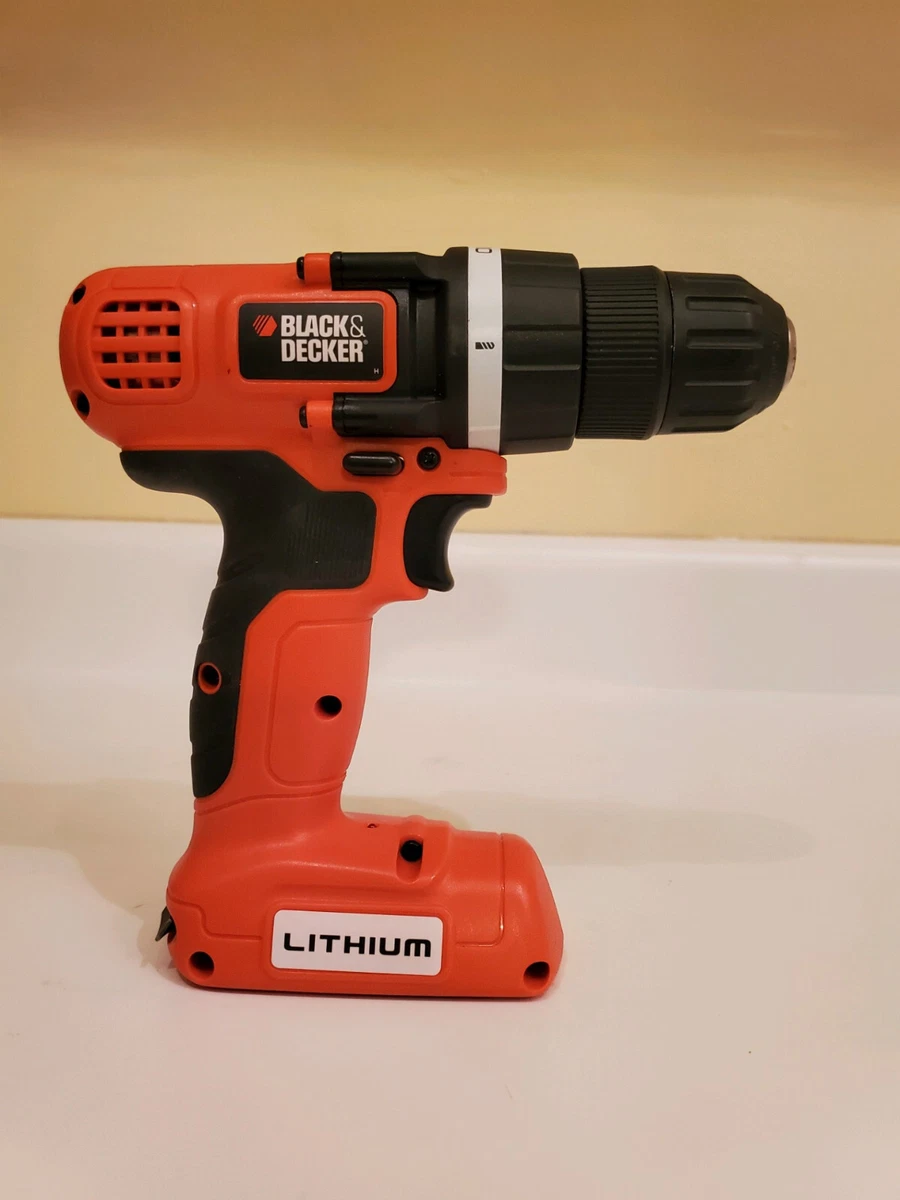 Black and Decker 7.2v cordless drill LDX172 lithium drill & battery no  charger