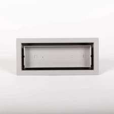 Framed OG Floor Vent Luxe 4 in. W. x 10 in. - Grey