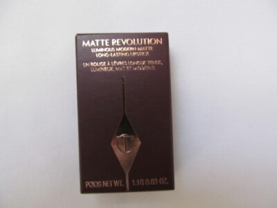 New Charlotte Tilbury Walk of Shame Matte Revolution Lipstick Travel Size Boxed