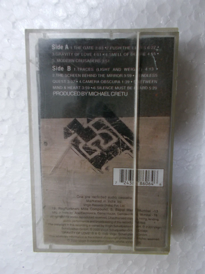 ENIGMA THE SCREEN BEHIND THE MIRROR RARE orig CASSETTE TAPE INDIA  2000 - Image 3 of 4