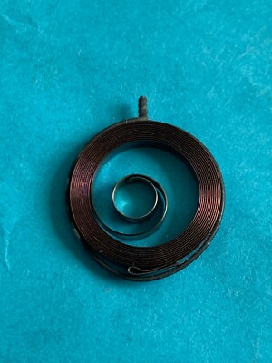 Feder Zugfeder 2,2 x 14, x 0,2 mainspring for watches NOS Vintage Lagerware Emes