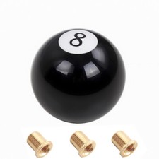 8 Eight Pool Billiard Ball Custom Gear Shifter Shift Knob Car Lever Black 8 Eight Pool Billiard Ball Custom Gear Shifter Shift Knob Car Lever Black