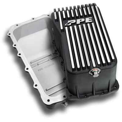 PPE Brushed Deep Heavy Duty Oil Pan For 2007-2011 Jeep Wrangler JK 3.8L Gas