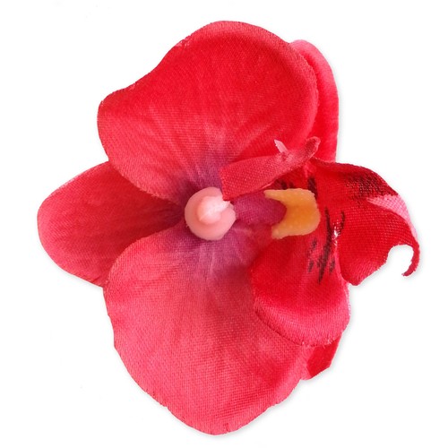 Clips a presión para el cabello de 5 cm mini flor de orquídea floral para niños. Novia de baile de boda - Imagen 6 de 9