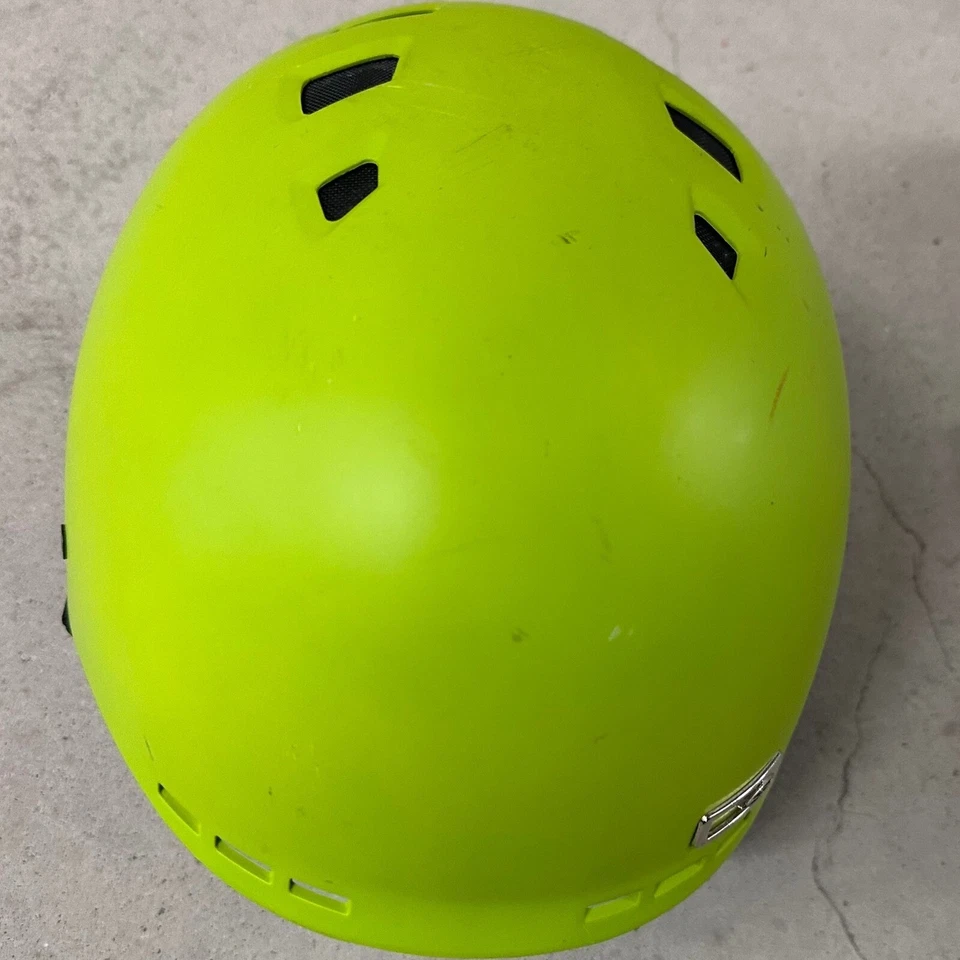 Casco deportivo para nieve Smith Holt - amarillo neón - ventilaciones ajustables - talla XL Foto 4 de 4