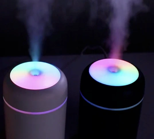 Portable Mini USB Air Humidifier Cool Mist Aroma Diffuser LED Lights - Image 2 of 4