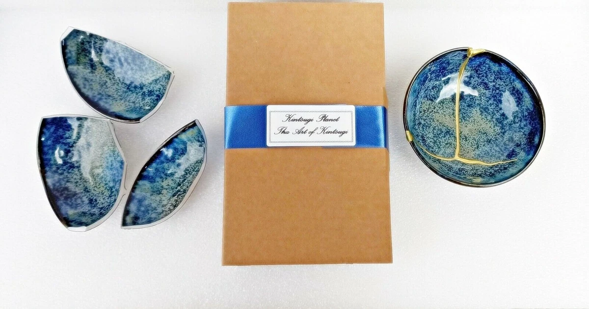 Kintsugi Repair Kit. . Gold and silver powders included