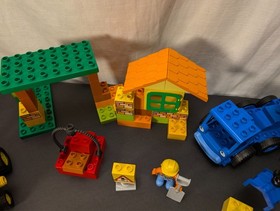 2005 Lego DUPLO Bob the Builder Scoop & Lofty at the Building Yard 3297, Rare