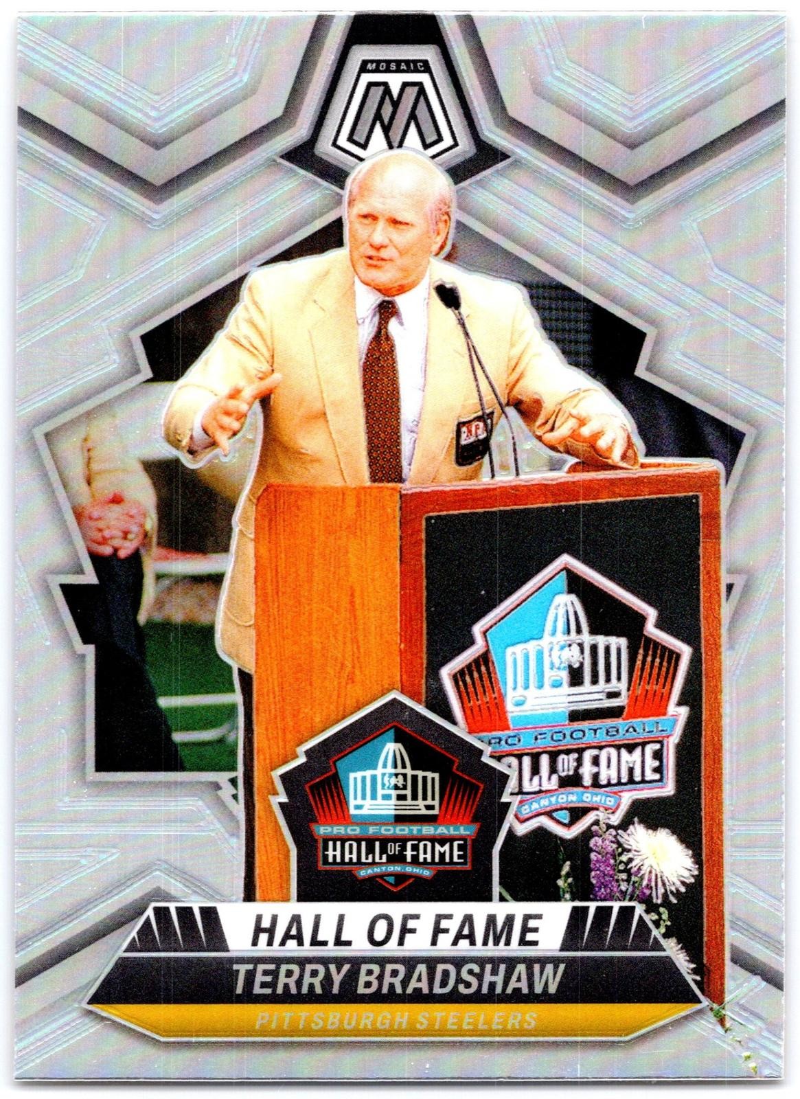 2024 Panini Mosaic #296 Terry Bradshaw Silver