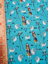 Nightmare before christmas Cotton Fabric 45" Wide By The Yard