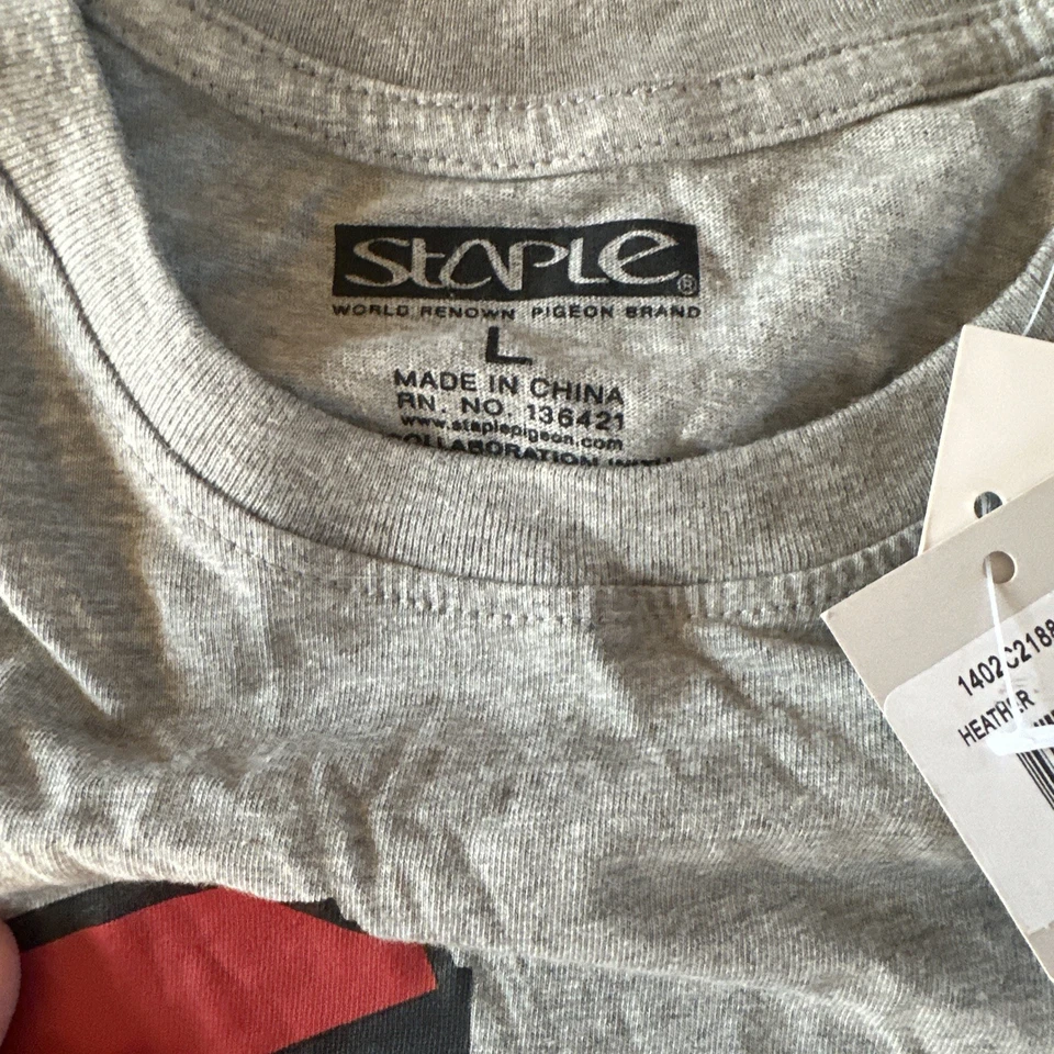 STAPLE AIR JORDAN 1 1985 Men’s T-Shirt Grey, Size Large, BRAND NEW - Image 3 of 3