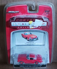 GREENLIGHT: "1958 Custom Corvette" Corvette Collection 1:64 NIP- 2008