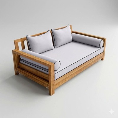 COVER ONLY STYLE 4 Mattress Pillow Daybed Porch Swing Contrast Trim Crib AD105