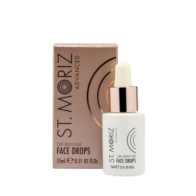 St Moriz Advanced Gesichtsbräunungstropfen | Hinzufügen von Bräunung 15 ml (1er Pack), dunkel 