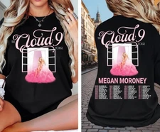Megan Moroney Cloud 9 Tour Vintage Country Concert Tee Two Sided S-5XL
