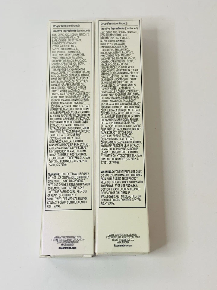 IT Cosmetics Bye Bye Foundation SPF 50 Medium 1.08 fl. oz. 32 ml Sealed Lot 2 - Image 2 of 3