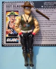 100% Complete 1985 Sgt Slaughter v1 Mail Away Uncut Card G.I. GI Joe 3.75 ARAH
