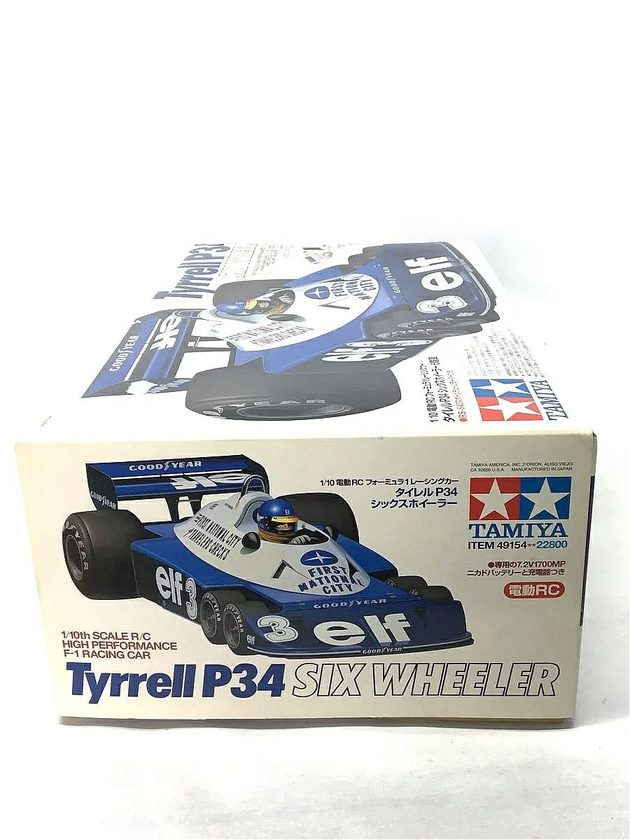 TAMIYA 1/10 Scale #49154 RC Tyrrell P34 Six Wheeler F1 Racing Car