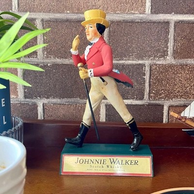 Johnnie Walker Figure Height 18cm Width 10cm Depth 5cm Vintage Used