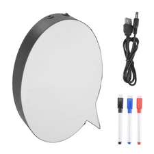 Led Message Handwriting Letter Light Box Speech  Shape Writing Board Add 15596