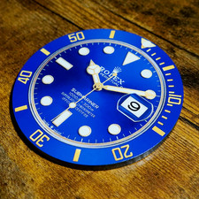 Rolex Submariner Bluesy Watch Dial Coaster Drink Holder Man Cave Bar Desk Gift